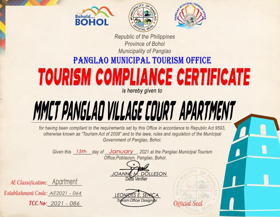 Panglao Village Court Studios Exterior foto
